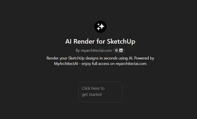 SketchUp 专用 AI 渲染器