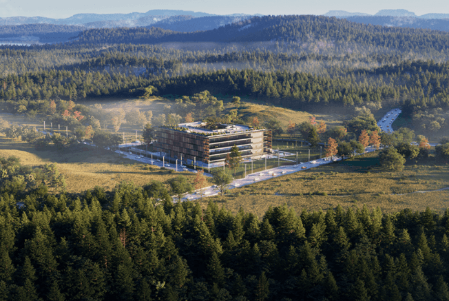 乡村渲染效果图