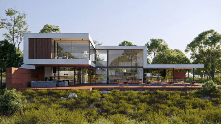 建筑景观渲染效果图