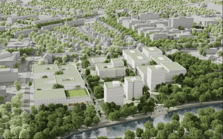 城市规划渲染效果图